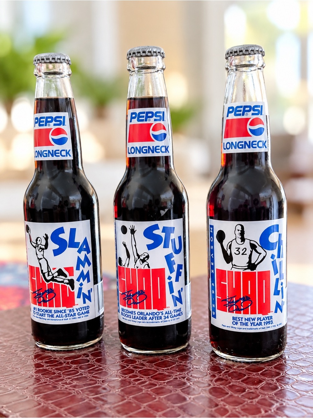 Vintage 1992–93 Pepsi Shaq Attaq PAQ Collector’s Edition 6-Bottle Set - Picture 5 of 6